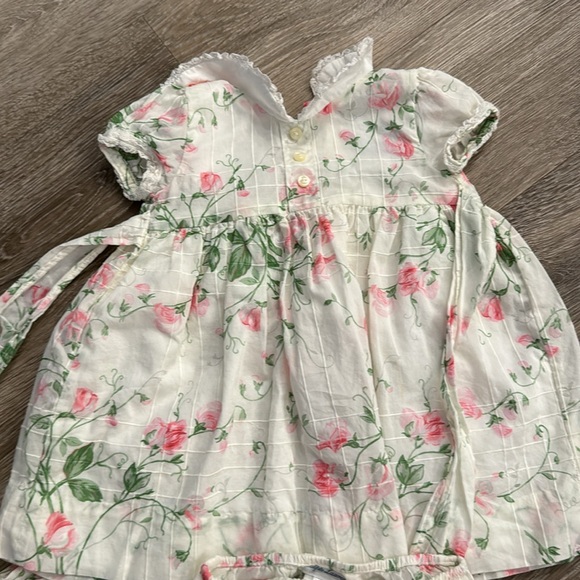 RALPH LAUREN MULTI-COLOR WINDOWPANE PRINTED DESIGN DRESS sz 6 wi the bloomers - Picture 3 of 6